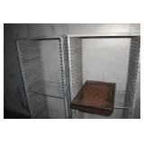 *2* Industrial Stainless Steel Baking Tray Rolling Racks
