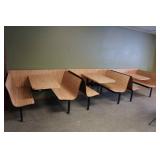 *3* Wall Style Laminated Contoured Booths
