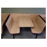 *3* Wall Style Laminated Contoured Booths