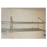 9 Linear Feet of Metal Wire Shelving