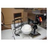 Bunn Commercial Coffee Maker and Warmer with Filters and Tea Holder
