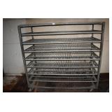 Industrial Metal Rolling Rack