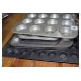 Assorted Cupcake Baking Pans