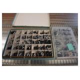 Lockable Bulletin Board with Letters and Numbers