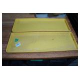 *2* 25.5"x9" Plastic Serving/Display Trays