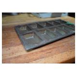 *7* Mini Rectangle Loaf Baking Sheets - Count