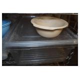 Assorted Kitchenware - Mini Crock Pot, Salad Spinner, Bowls, Cups