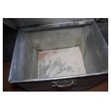 Galvanized Storage Bin