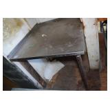 Corner Stainless Table