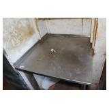 Corner Stainless Table