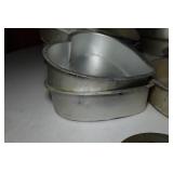 Assorted Heart Shaped Baking Pans