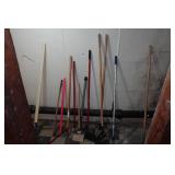 Brooms, Extension Pole, Yard Sticks, Mops