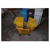 Storage Bins and Mop Bucket