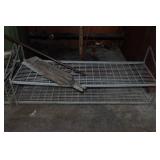 Wire Storage Racks and Gabage Can