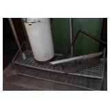Wire Storage Racks and Gabage Can