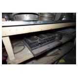 Contents of Shelf - Assorted Bread and Round Cake Pans