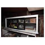 Contents of Shelf - Antique Display Cabinet, Assorted Molds, Trays