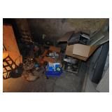 Large Assortment - Gondola Shelves, Carts, Electric Motor, Damaged Racks