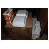 Foam To Go Containers and Hot Dog Trays
