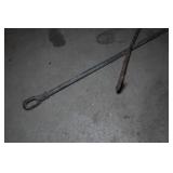 Antique Hand Crank and Hook