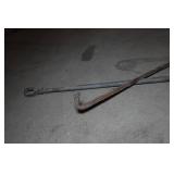 Antique Hand Crank and Hook