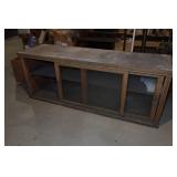 Antique Glass Front Cabinet