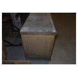 Antique Glass Front Cabinet