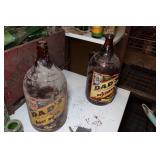 Antique Glass Pop Bottles and Crates