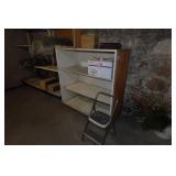 Assorted Holiday Décor and Shelving