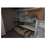 Assorted Holiday Décor and Shelving