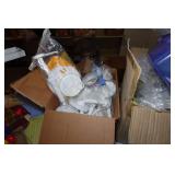 Assorted Holiday Décor and Shelving