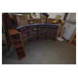 Assorted Holiday Décor and Shelving