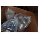 Heart Shape Disposable Cake Pans and Lids