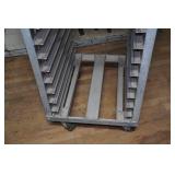 Industrial Metal Rolling Rack