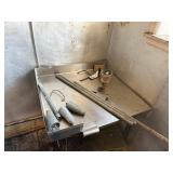 Stainless Steel Corner Prep Table