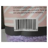 SMALL GIRLS LIGHT PURPLE SHERPA FLEECE 1/4 ZIP PULLOVER JACKE