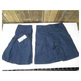 2 Pack of Girls Cat & Jack School Uniform Shorts, Navy Blue, Size 12
