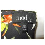 Mod X 3/4 Sleeve Shirt, Beautiful Pattern, Size XS