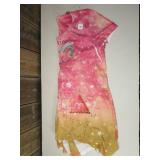 One World Live and Let Live - Top Size XL Coral Pink, Aries Sign