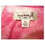 One World Live and Let Live - Top Size XL Coral Pink, Aries Sign