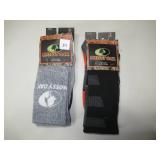Mossy Oak Mens Crew Half Cushion, shoe size 6-12  (set of 2)
