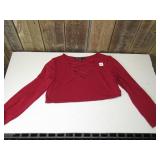 Pamela McCoy - Red Long Sleeve Shirt Size Medium