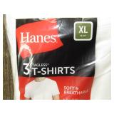 Hanes Men White 3Pk Soft & Breathable Crew Neck T-Shirt, XL