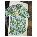 Houston White - Nice Pattern Dress-up Shirt, Size Small