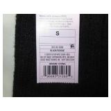 wild fable - black long sleeve see through crop top, size small