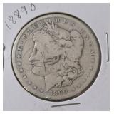 1889 O Morgan Silver Dollar