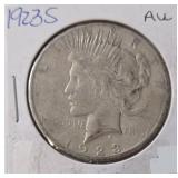 1923 S Silver Peace Dollar