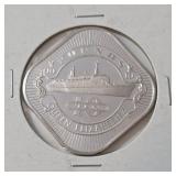 Silver 10 Pound Queen Elizabeth Cunard - .999 Silver - 21.49 Grams of Silver