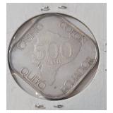 CASINIO - 500 SUCRES -  99.99 Silver - 21.49 Grams of Silver