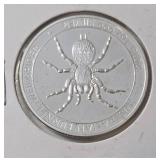 2015 Queen Elizabeth II  - Funnelweb Spider - .999 1 Oz. Silver